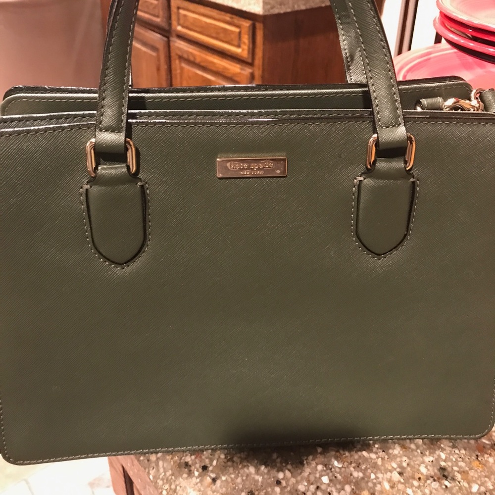 Green Kate Spade Purse
